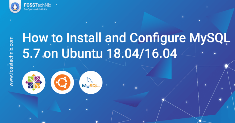 install mysql 5.7 on ubuntu 18.04 lts