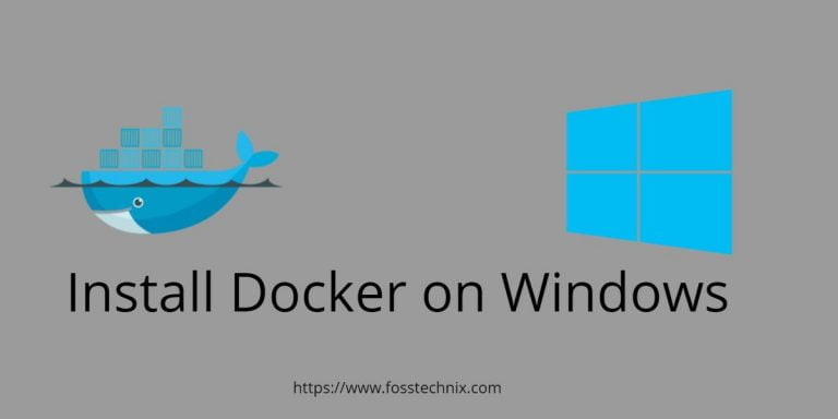 install docker on windows