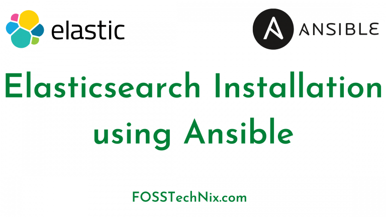 Elasticsearch Installation using Ansible