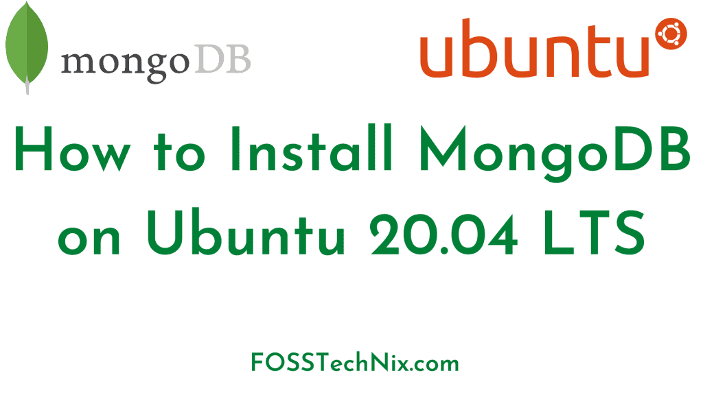 how to install mongodb ubuntu 20.04