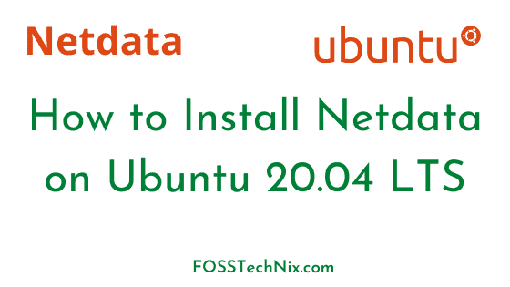 how to install netdata on ubuntu 20.04 LTS