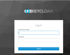 keycloak admin login