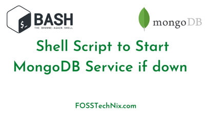 shell script to start mongodb service