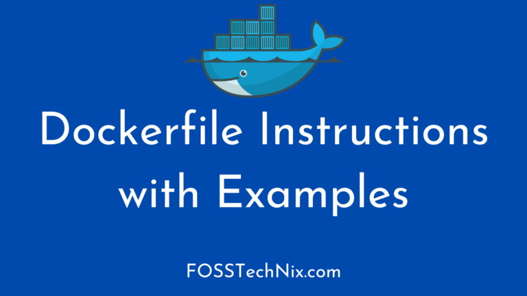 Dockerfile Instructions with Examples
