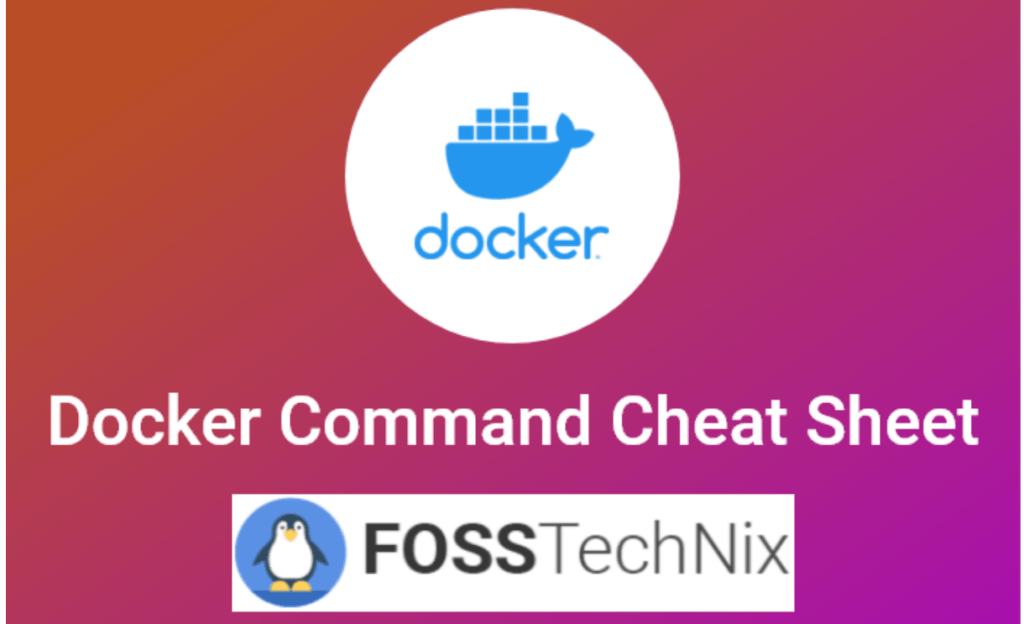 81 Docker Command Cheat Sheet with Description 1