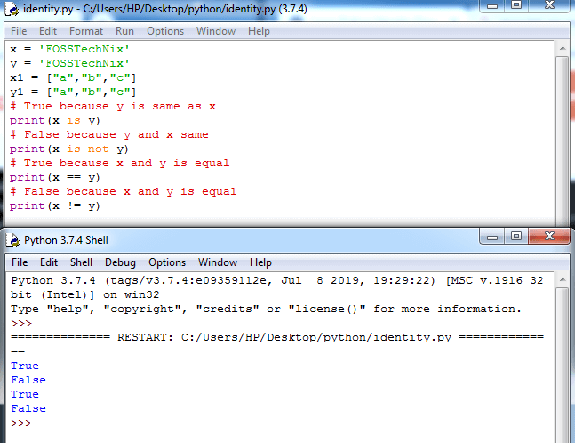 7 Python Operators with Examples 6