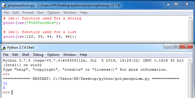 Encapsulation and Polymorphism in Python with Examples 2