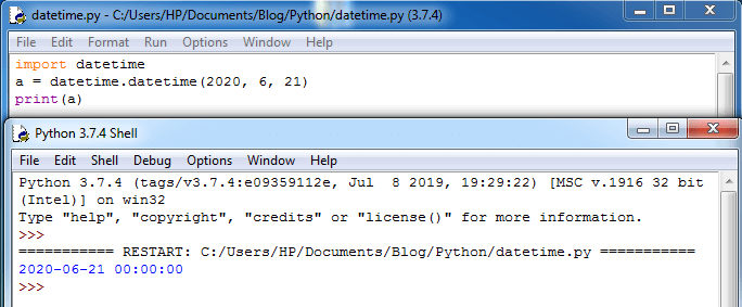 Python Datetime with Examples 4