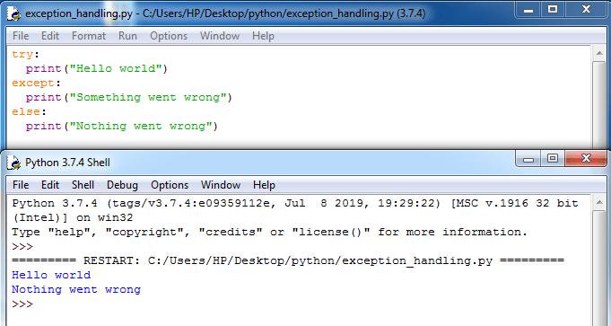 Python Exception Handling with Examples 4