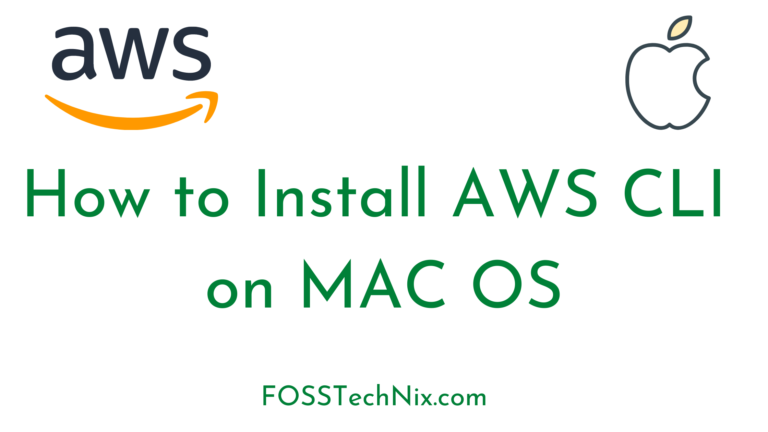 How to Install AWS CLI on MAC OS