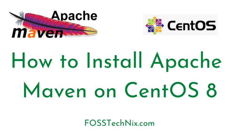 How to Install Apache Maven on CentOS 8