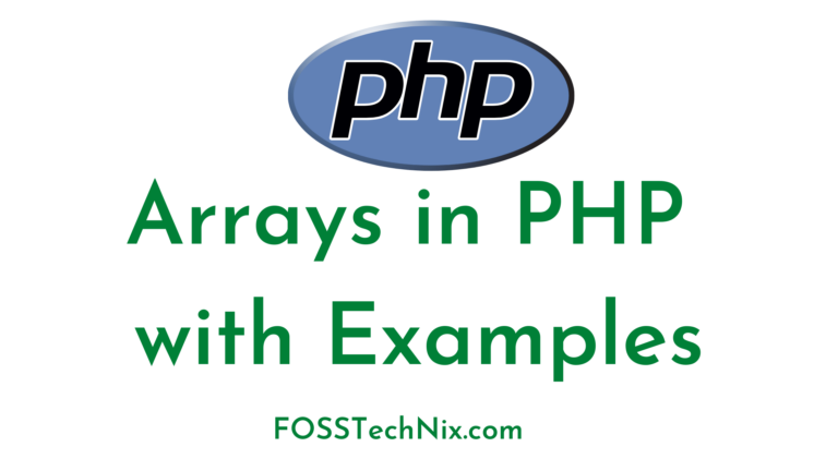 Arrays in PHP with Examples