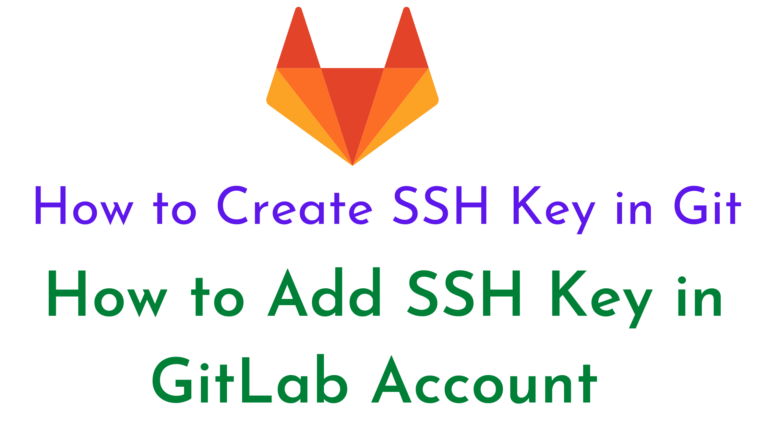 How to Add SSH key to GitLab