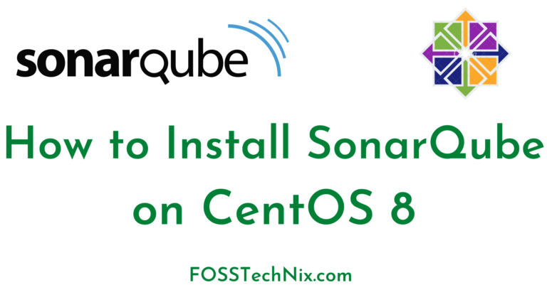 Install SonarQube on CentOS 8