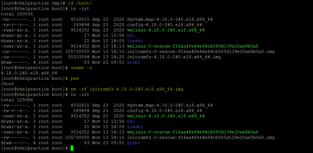 How to Fix Kernel Panic Error in RHEL 7/8 2