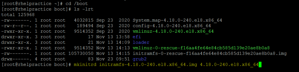 How to Fix Kernel Panic Error in RHEL 7/8 5