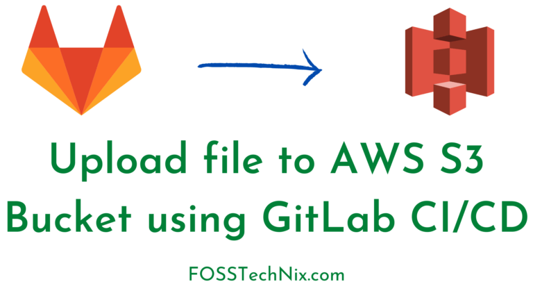 Upload file to AWS S3 Bucket using GitLab CICD