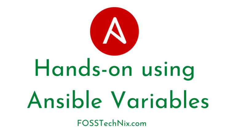Hands-on using Ansible Variables