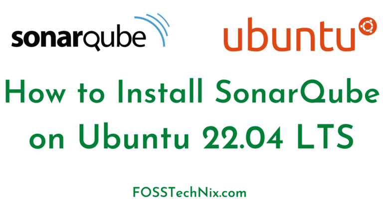 Install SonarQube on Ubuntu 22 04 LTS