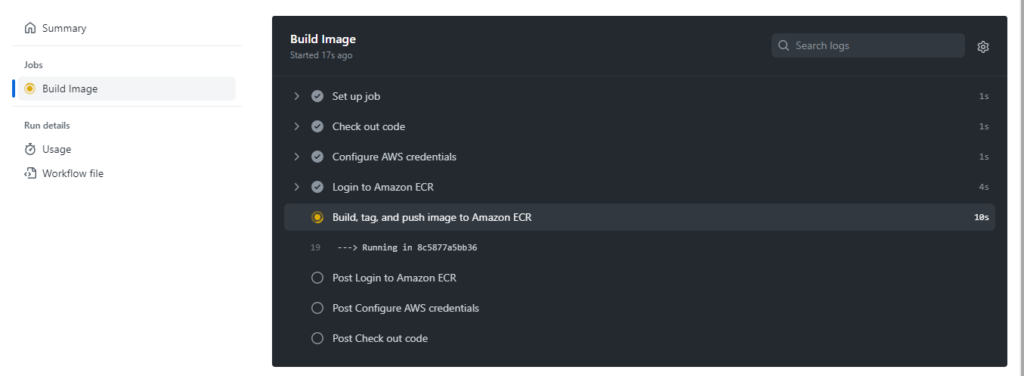 Build and Push Docker Image to AWS ECR Using GitHub Actions 3