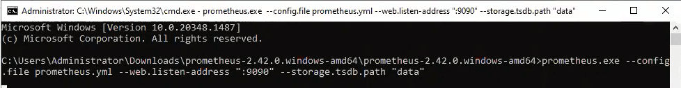 Install Prometheus and Grafana with WMI Exporter on Window Server 2022 Base 3