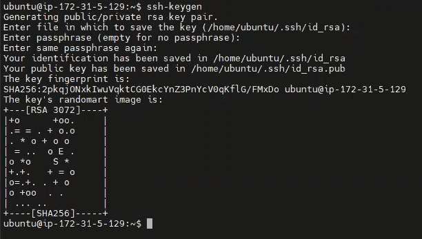 Password less authentication in Ubuntu 22.04 LTS AWS EC2  4
