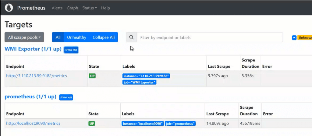 Install Prometheus and Grafana with WMI Exporter on Window Server 2022 Base 12