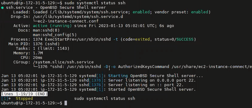Password less authentication in Ubuntu 22.04 LTS AWS EC2 3