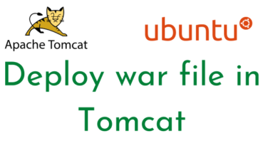 Deploy war file in Tomcat