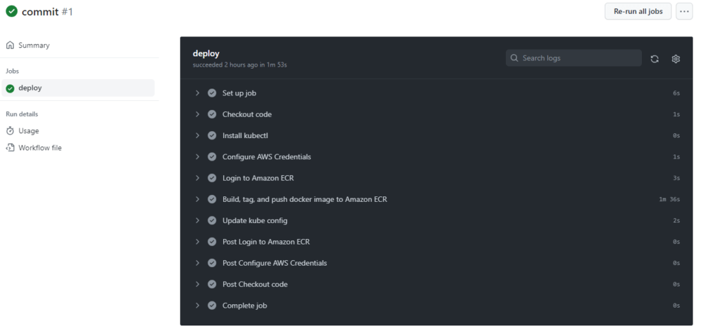 Deploy nodejs Helm chart on EKS using GitHub Actions [2 Steps] 3