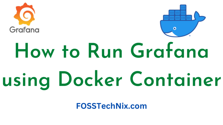 How to Run Grafana using Docker Container
