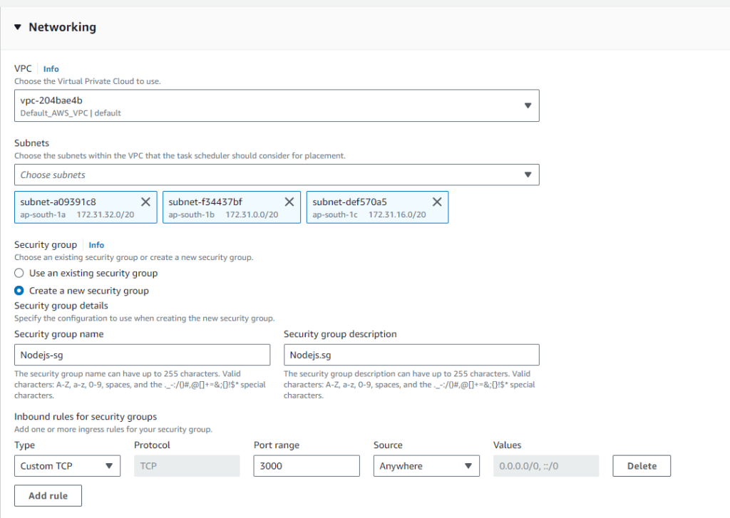 Deploy Node.js app on Amazon ECS and Fargate 18