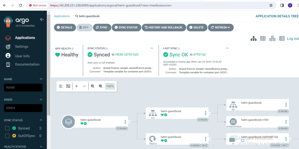How to Deploy Application on Minikube using ArgoCD UI 9