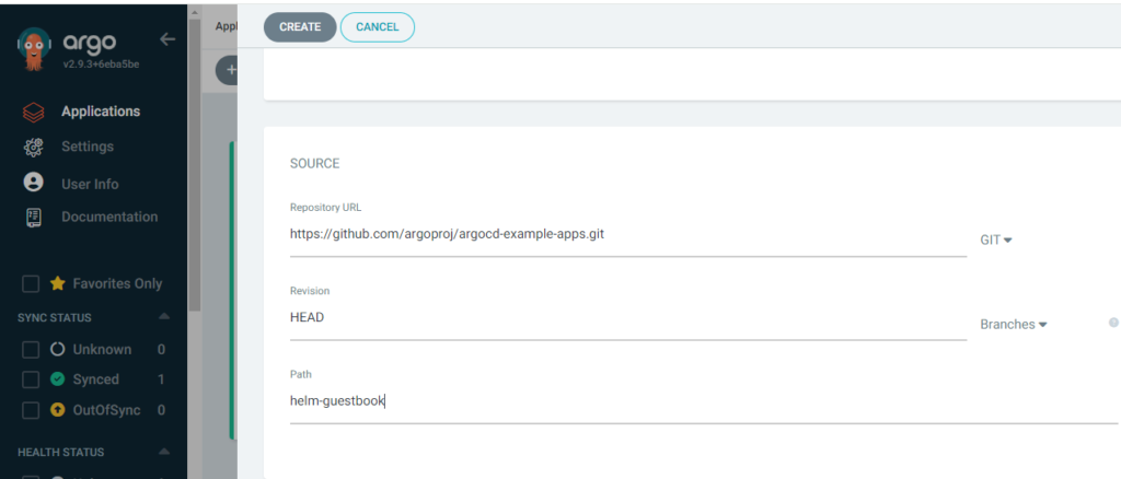 How to Deploy Application on Minikube using ArgoCD UI 6