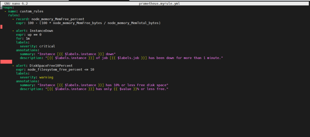 Alerting Rules in Prometheus with Examples 2