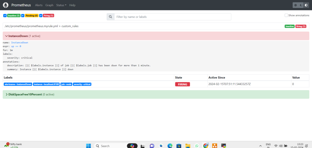Alerting Rules in Prometheus with Examples 9
