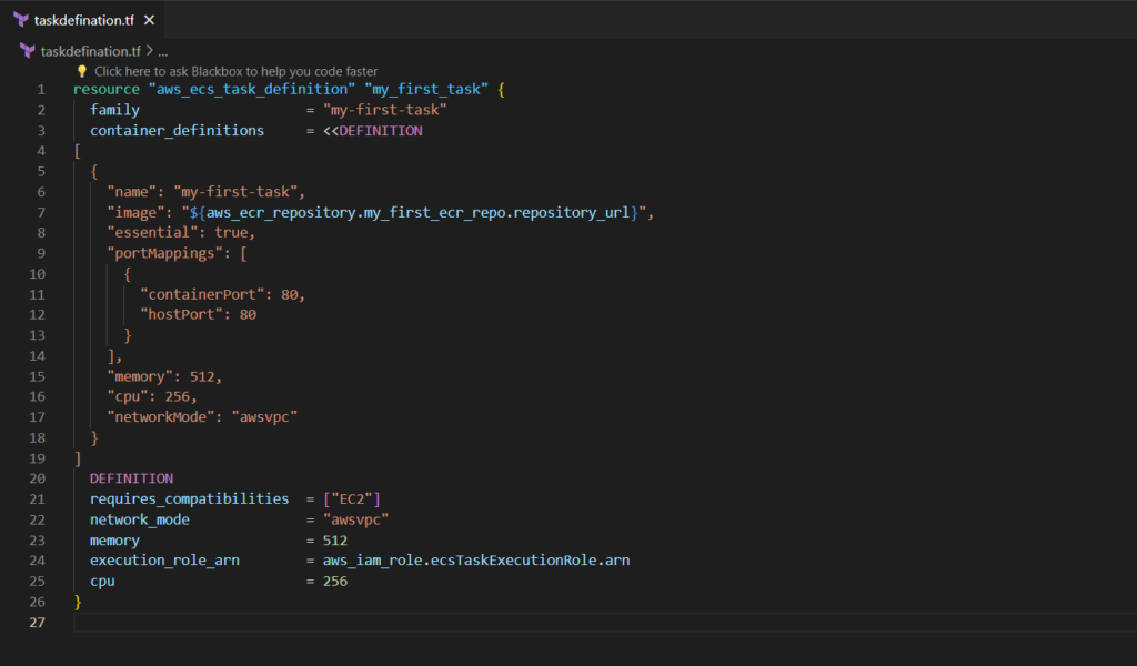 Create an Amazon ECS Cluster Using Terraform 7