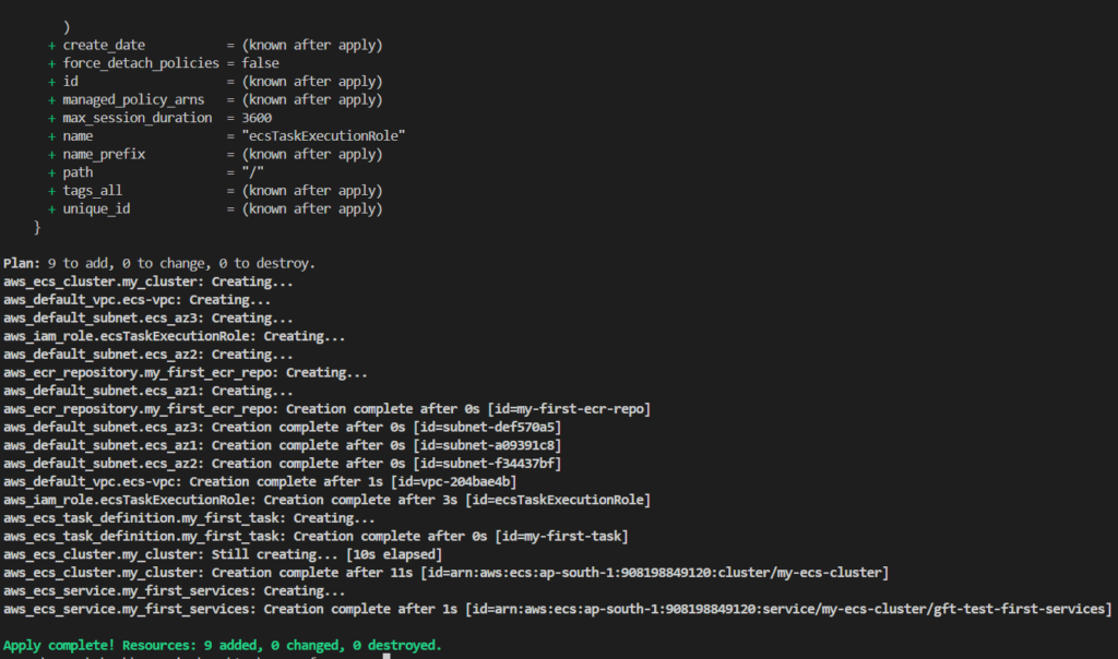 Create an Amazon ECS Cluster Using Terraform 13