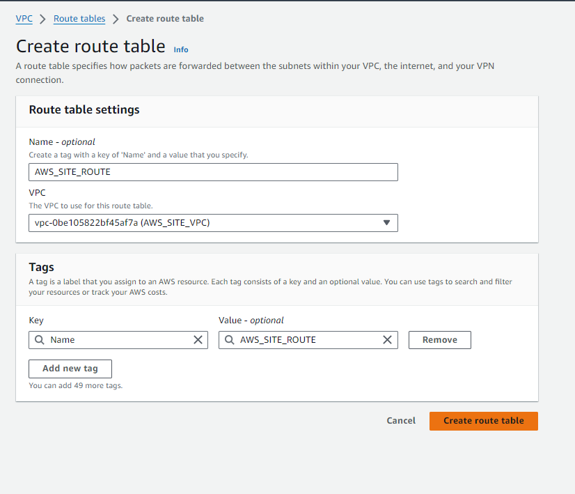 Setting Up AWS Site-to-Site VPN(Virtual Private Network) 10