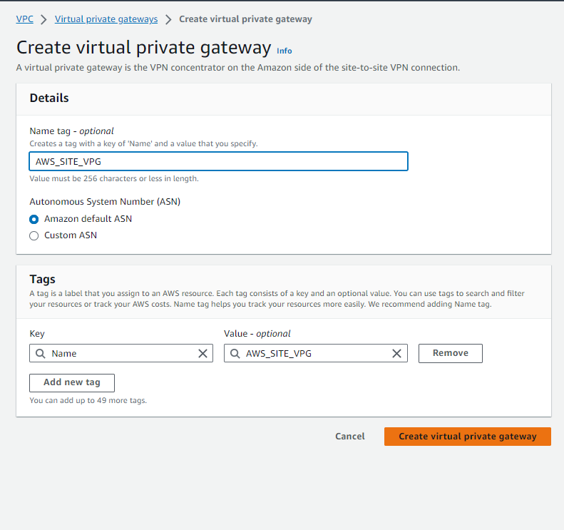 Setting Up AWS Site-to-Site VPN(Virtual Private Network) 28