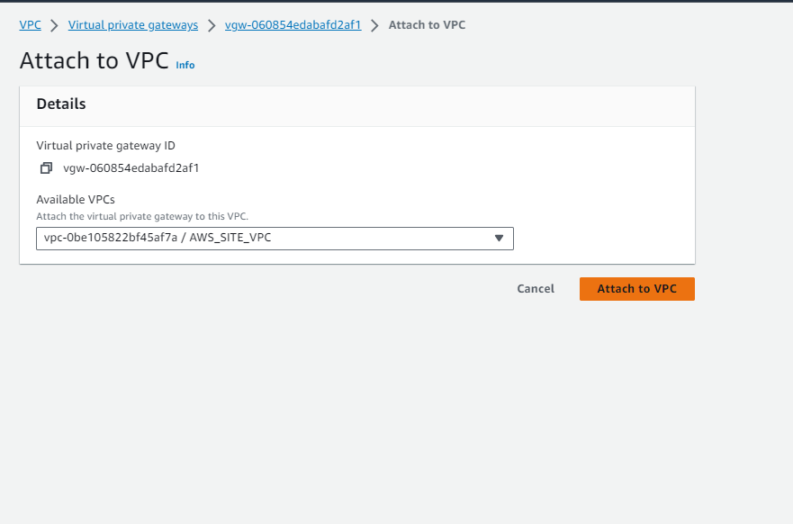 Setting Up AWS Site-to-Site VPN(Virtual Private Network) 30
