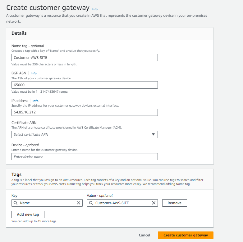 Setting Up AWS Site-to-Site VPN(Virtual Private Network) 32