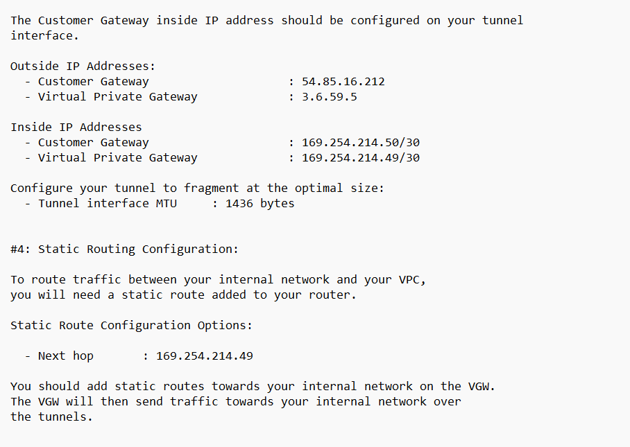 Setting Up AWS Site-to-Site VPN(Virtual Private Network) 44