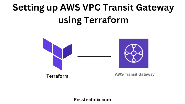 AWS VPC Transit Gateway using terraform