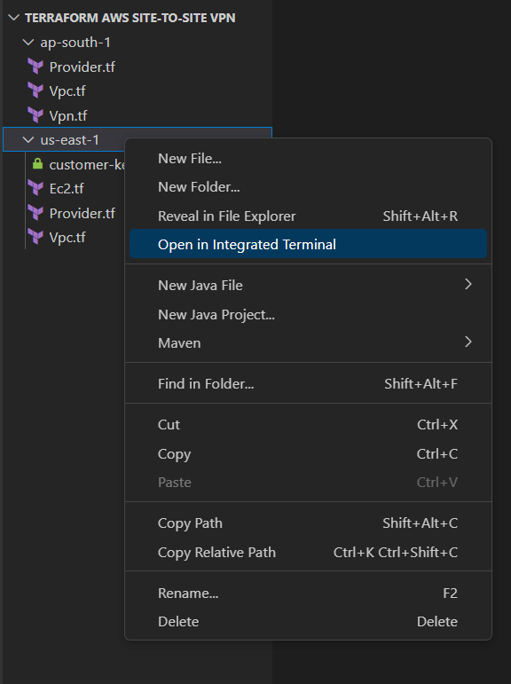 Setting Up AWS Site-to-Site VPN using Terraform 11