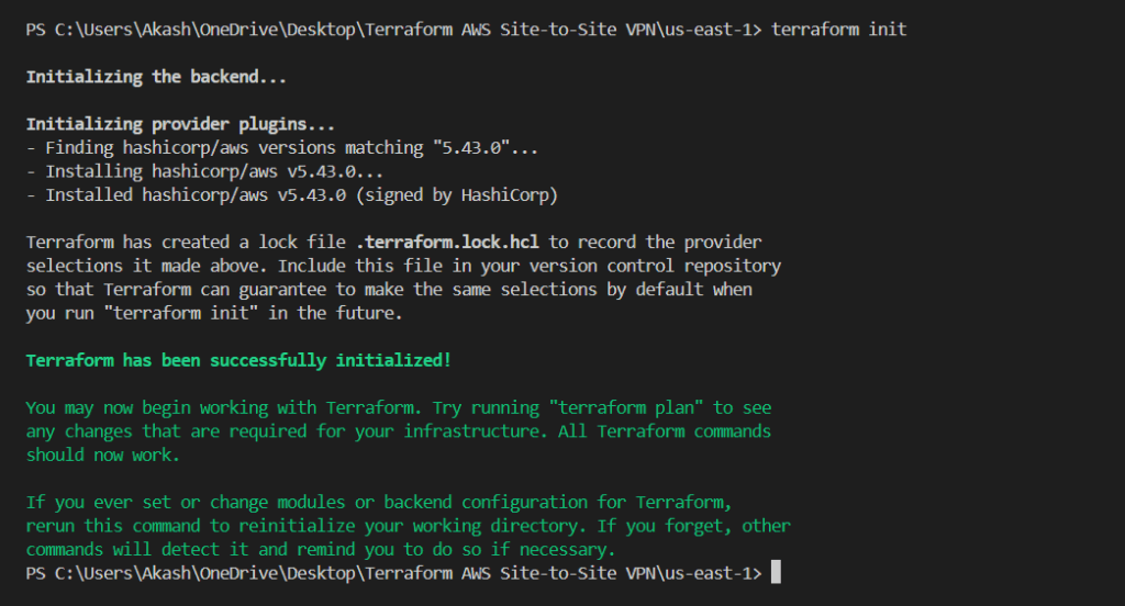 Setting Up AWS Site-to-Site VPN using Terraform 12