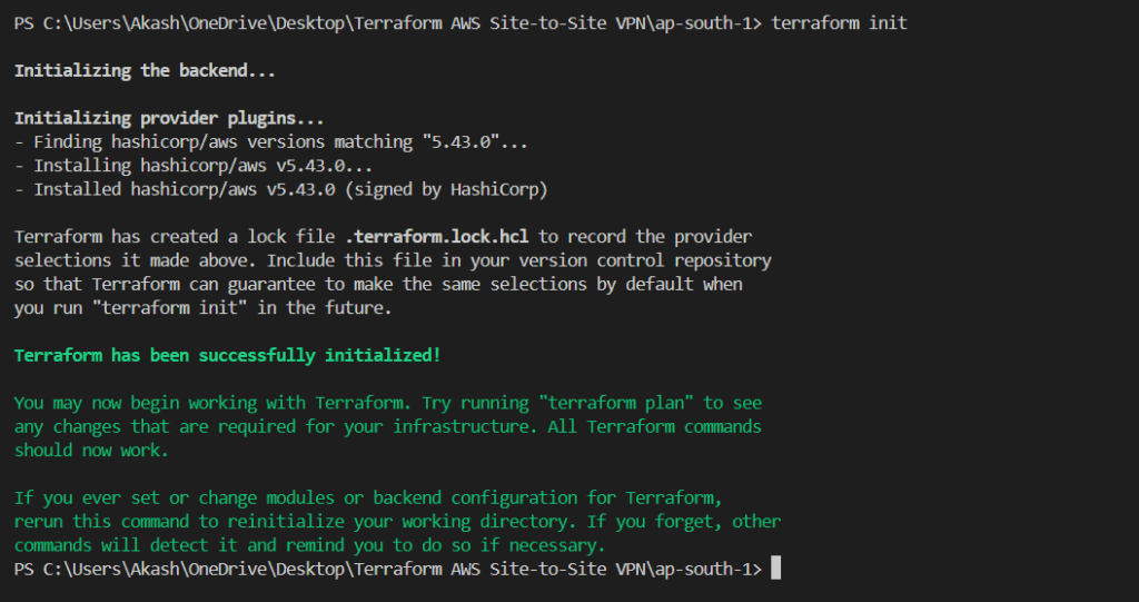 Setting Up AWS Site-to-Site VPN using Terraform 19