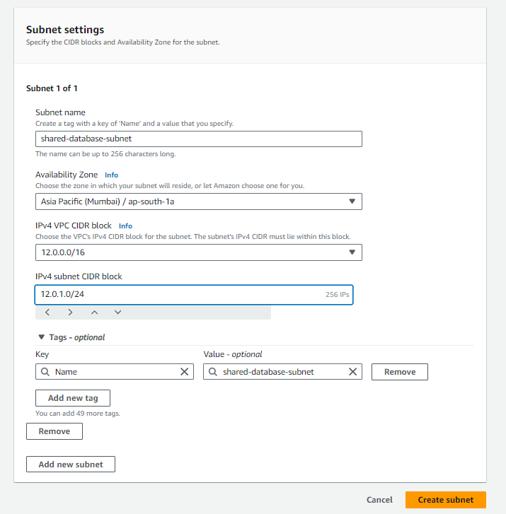 Setting up AWS VPC Transit Gateway 20