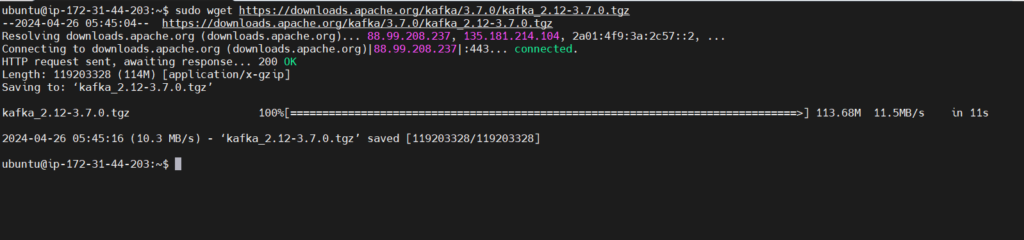 Install Apache Kafka and Zookeeper on Ubuntu 24.04 LTS 6