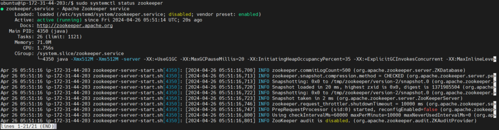 Install Apache Kafka and Zookeeper on Ubuntu 24.04 LTS 11